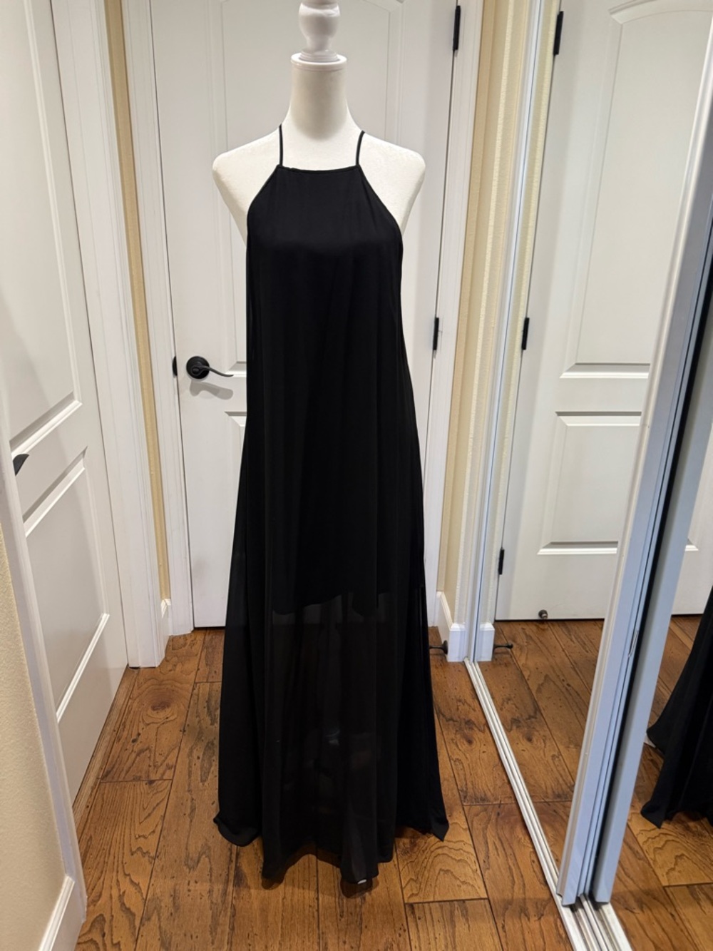 Show Me Your Mumu Black Halter Maxi Dress - Elegant Evening Gown